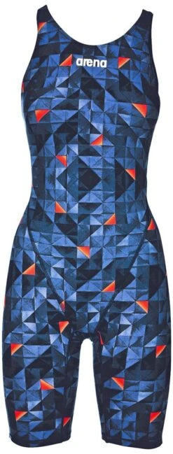 Combinaison De Natation Femme Arena Powerskin ST 2.0 Dos Ouvert Turquoise /Orange -Funky Trunks Soldes 000812 801