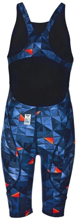 Combinaison De Natation Fille Arena Powerskin St 2.0 Full Body Dos Ouvert Turquoise / Orange -Funky Trunks Soldes 000871 801 b