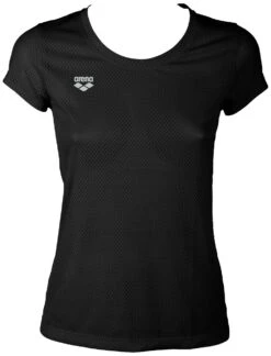 Tee-Shirt Arena W Gym S/S Mesh Solid Black