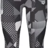 Legging Femme Arena W Gym 3/4 Tights Optical -Funky Trunks Soldes 000941120 w gym 3 4 tights 005 f s