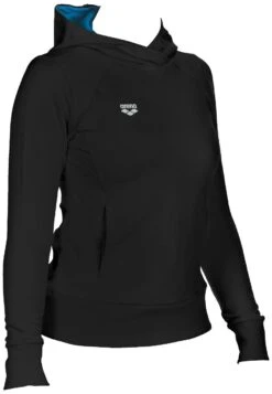 Arena Sweat à Capuche Femme W Gym Hoodie Black -Funky Trunks Soldes 000944 500 w gym hoodie 001 fl s