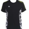 Tee-Shirt Arena Manches Courtes Camouflage Black -Funky Trunks Soldes 002986 553