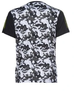 Tee-Shirt Arena Manches Courtes Camouflage Black -Funky Trunks Soldes 002986 553 b