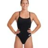Maillot De Bain Arena Femme Team Dos Challenge Uni Noir Et Blanc -Funky Trunks Soldes 004766 550 womens team swimsuit challenge solid 001 o
