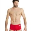 Short De Bain Taille Basse Arena Homme Team Uni Rouge -Funky Trunks Soldes 004775 450 mens team swim low waist short solid 001 o