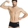 Short De Bain Taille Basse Arena Homme Team Uni Noir -Funky Trunks Soldes 004775 550 mens team swim low waist short solid 001 o