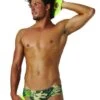 Maillot De Bain Okeo Homme Oleg Vert -Funky Trunks Soldes 11549 oleg lr