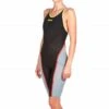 Combinaison De Natation Femme Arena Carbon Ultra Dos Ouvert Dark Grey/ Fluo Yellow