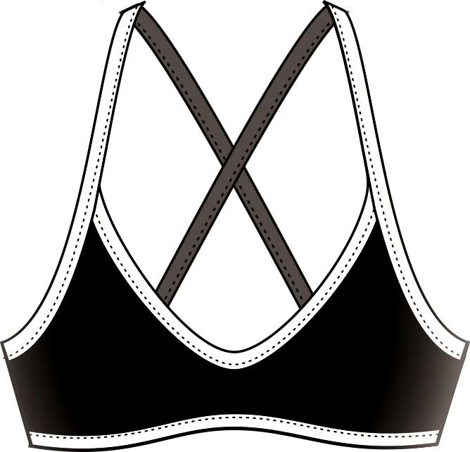 Haut De Maillot De Bain Femme Diana Twin Brassière Noir 5 Haut De Maillot De Bain Femme Diana Twin Brassière Noir – Image 3