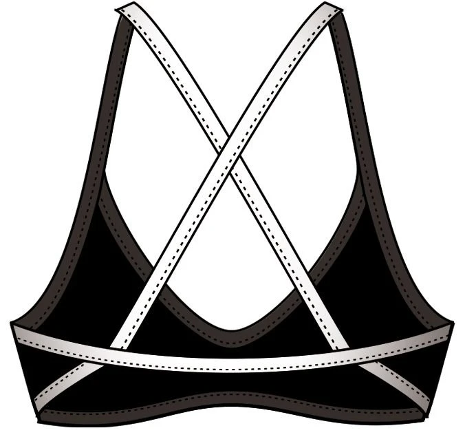 Haut De Maillot De Bain Femme Diana Twin Brassière Noir 6 Haut De Maillot De Bain Femme Diana Twin Brassière Noir – Image 4