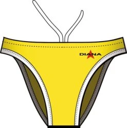 Bas De Maillot De Bain Femme Diana Twin Slip Jaune -Funky Trunks Soldes 3124005806
