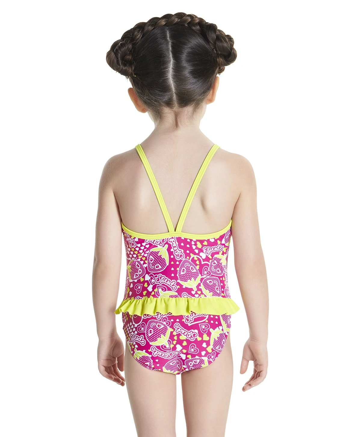 Maillot De Bain Speedo Enfant Fille Starfizz Frill Rose 972B845 4 Maillot De Bain Speedo Enfant Fille Starfizz Frill Rose 972B845 – Image 2