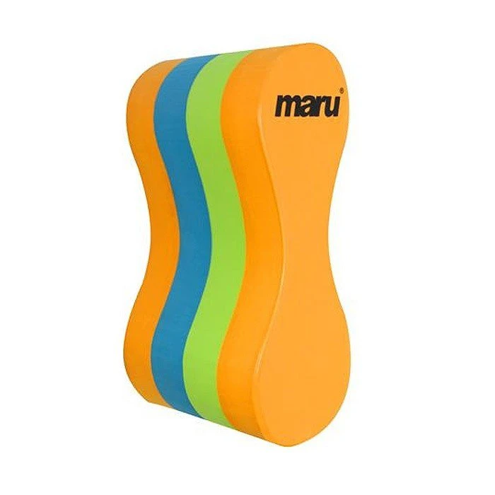 Pull Buoy Maru Junior Tricolor Orange/Blue/Lime 3 Pull Buoy Maru Junior Tricolor Orange/Blue/Lime