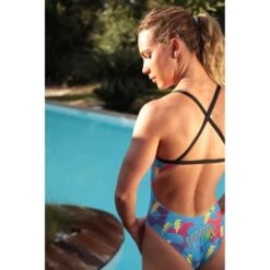 Maillot De Bain De Natation Femme Mako Aumakua 80s -Funky Trunks Soldes aumakua 80s