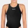 Maillot De Bain Fille Akron Babbitt JR Evo Bicolor Black/Sport Red