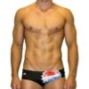Maillot De Bain Homme Disseny Addict Noir -Funky Trunks Soldes banador hombre waterpolo ds addict