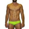 Maillot De Bain Homme Boxer Disseny Fluor Verd Vert -Funky Trunks Soldes banador hombre waterpolo fluor verd