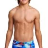 Maillot De Bain Funky Trunks Garçon Trunks - Battle Blue -Funky Trunks Soldes battle bleu boys