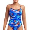 Maillot De Bain Funkita Femme Diamond Back - Battle Blue -Funky Trunks Soldes battle bleu ladies 3