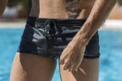 Maillot De Bain De Natation Et Triathlon Homme Zerod Dragshort Camo Noir -Funky Trunks Soldes dragshorts 5bd090f94c992