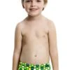 Maillot De Bain Funky Trunks Enfant Garçon Golden Honeycomb Vert -Funky Trunks Soldes fb01t golden honeycomb 00 7