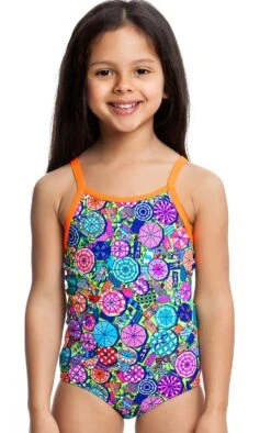 Maillot De Bain Funkita Enfant Fille Bondi Brollies Multicolore