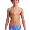 Maillot De Bain Funky Trunks Garçon Flaming Vegas Bleu -Funky Trunks Soldes flaming vegas 5