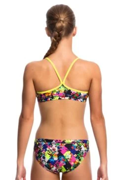 Maillot De Bain Funkita 2 Pièces Fille Princess Cut Multicolore -Funky Trunks Soldes fs02g princess cut 004