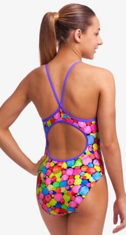 Maillot De Bain Funkita Fille Diamond Back - Bubble Tea -Funky Trunks Soldes fs11g71544 1