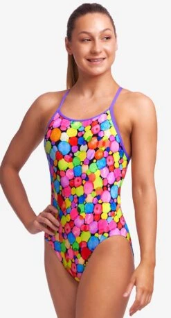 Maillot De Bain Funkita Fille Diamond Back - Bubble Tea -Funky Trunks Soldes fs11g71544 2