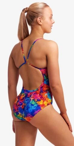Maillot De Bain Funkita Femme Single Strap - Ocean Galaxy -Funky Trunks Soldes fs15l71552 4
