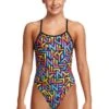 Maillot De Bain Funkita Fille Single Strap - Brand Galaxy -Funky Trunks Soldes fs16g brand galaxy 01