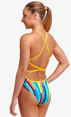 Maillot De Bain Funkita Fille Strapped In - Winning Streak -Funky Trunks Soldes fs38g71481 4