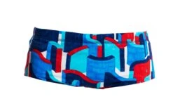 Maillot De Bain Funky Trunks Garçon Block Rock Bleu -Funky Trunks Soldes ft32b block rock 0811 0
