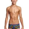 Maillot De Bain Funky Trunks Garçon Classic Trunks - Brand Galaxy -Funky Trunks Soldes ft32b brand galaxy 01