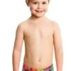 Maillot De Bain Funky Trunks Enfant Garçon Cubism Chaos Multicolore -Funky Trunks Soldes ft32t cubism chaos s1