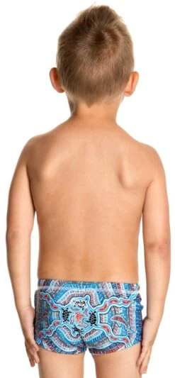 Maillot De Bain Funky Trunks Enfant Garçon Barnamboo Bleu -Funky Trunks Soldes ft32t barnamboo 97