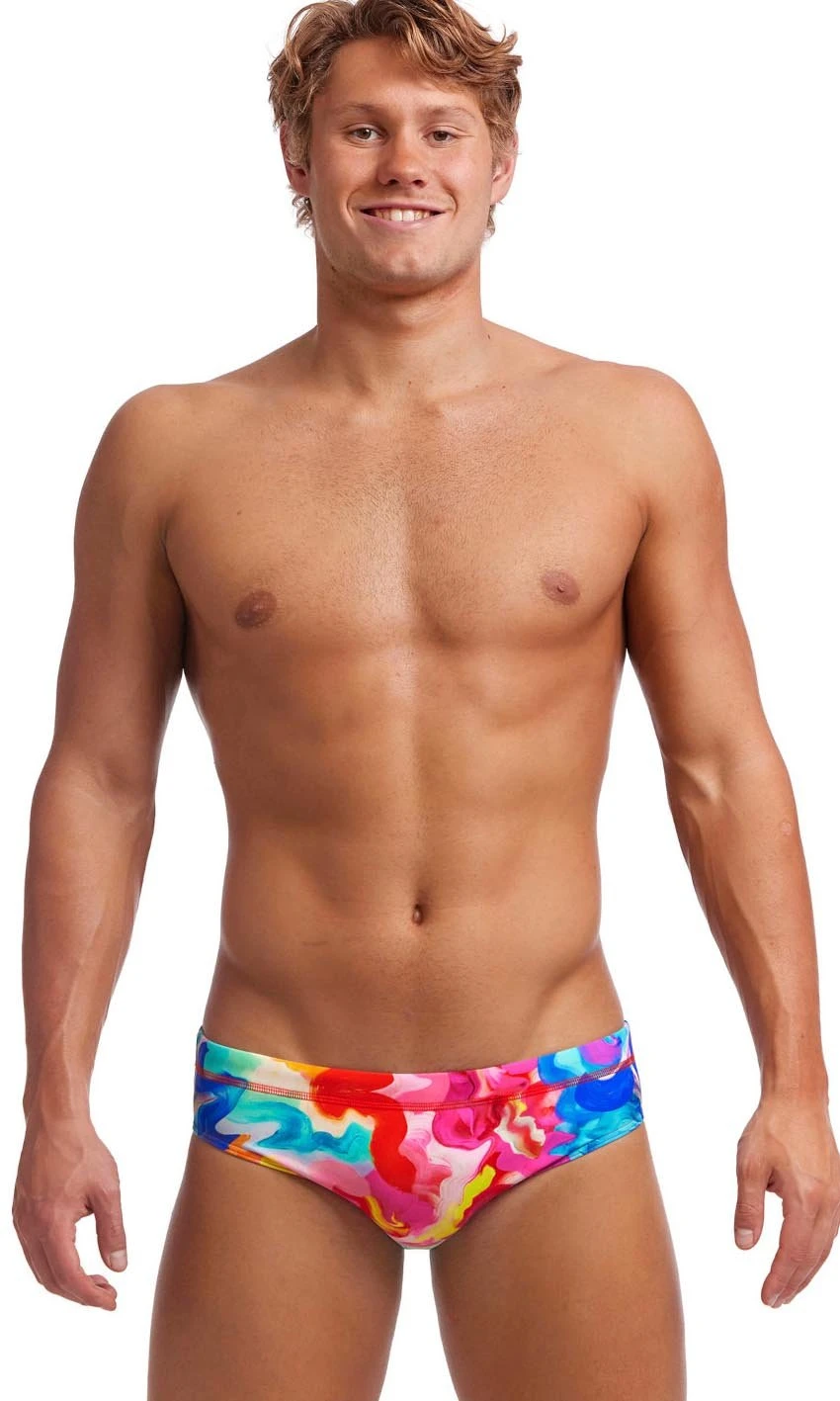 Maillot De Bain Funky Trunks Homme Brief Messy Monet 3 Maillot De Bain Funky Trunks Homme Brief Messy Monet