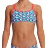 Maillot De Bain Funkita 2 Pièces Fille Swallowed Up Bleu