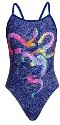 Maillot De Bain Funkita Fille Single Strap Snake It Off -Funky Trunks Soldes g snake it off