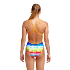 Maillot De Bain Funkita Fille Single Strap - Dye Hard -Funky Trunks Soldes girl dye hard d