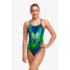 Maillot De Bain Funkita Fille Single Strap - Fly Girl Fly -Funky Trunks Soldes girl fly f2