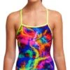 Maillot De Bain Funkita Femme Strapped In - Solar Flares -Funky Trunks Soldes ladies solar f