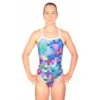 Maillot De Bain De Natation Femme Mako Nereid Pixel -Funky Trunks Soldes nereid pixel