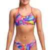 Maillot De Bain Funkita 2 Pièces Fille Racerback - Radar Rage -Funky Trunks Soldes radar rage girls 2p5