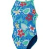 Maillot De Bain 1 Pièce SPEEDO Allover Digital Vback Swimsuit - Retro Floral -Funky Trunks Soldes sp1 3