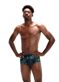 Maillot De Bain Homme SPEEDO Allover Digital 17cm Briefs - Jellyfish Glows -Funky Trunks Soldes sp2 7