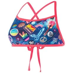 Maillot De Bain De Natation Femme 2 Pièces Speedo Retro Pop 723C863 Bleu -Funky Trunks Soldes speedo retro pop cross