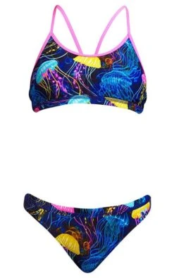 Maillot De Bain Funkita 2 Pièces Fille Racerback - Swimma Stinga -Funky Trunks Soldes swimma girls 2p3