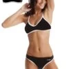 Haut De Maillot De Bain Femme Diana Twin Brassière Noir -Funky Trunks Soldes twinbrasliphaut2